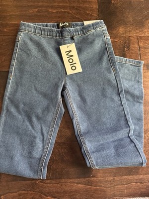 Molo- Kids April Jeggings Size 12 Brand NWT Youth Leggings. Blue Wash Denim