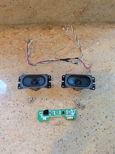 SHARP VSP7040PB608S 8 OHM 3 W speaker Set With Hardware Board And Cables Aquos