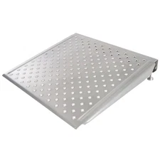 Silver Spring Portable Threshold Ramp EZ Traction Adjustable Aluminum 36x36
