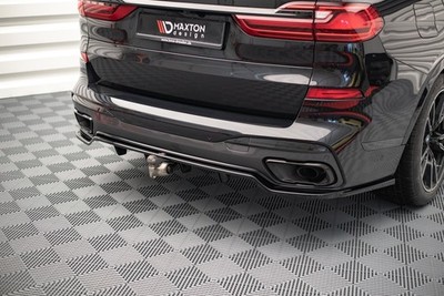 Maxton Design Diffusor Heckansatz passend für BMW X7 M-Paket G07 schwarz Hochgla