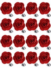 16 Pcs Lapel Flowers for Men Suits Flower Lapel Pins for Men Brooch Pins Hand...