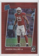2021 Panini Donruss Optic Rated Rookie Red Hyper Prizm Zaven Collins #265 0su2