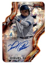 2021 Bowman's Best Heatwave Die Cut Auto Atomic Refractors Miguel Cabrera /25