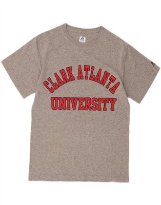 RUSSELL ATHLETIC Herren Atlanta Grafik T-Shirt Oberteil Small grau Polyester DX40