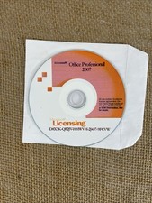 Microsoft Office Professional 2007 Licensing CD