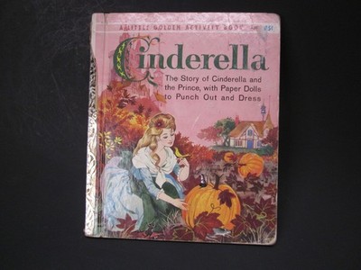 Cinderella   Little Golden Activity Book (1960) by Golden Press   Paper Doll