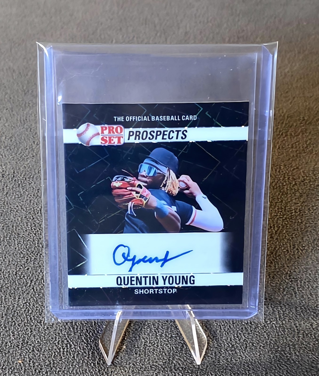 2026 Leaf Pro Set Mini Quentin Young 90AM-QY1 Black Prizm Auto #d 1/1 