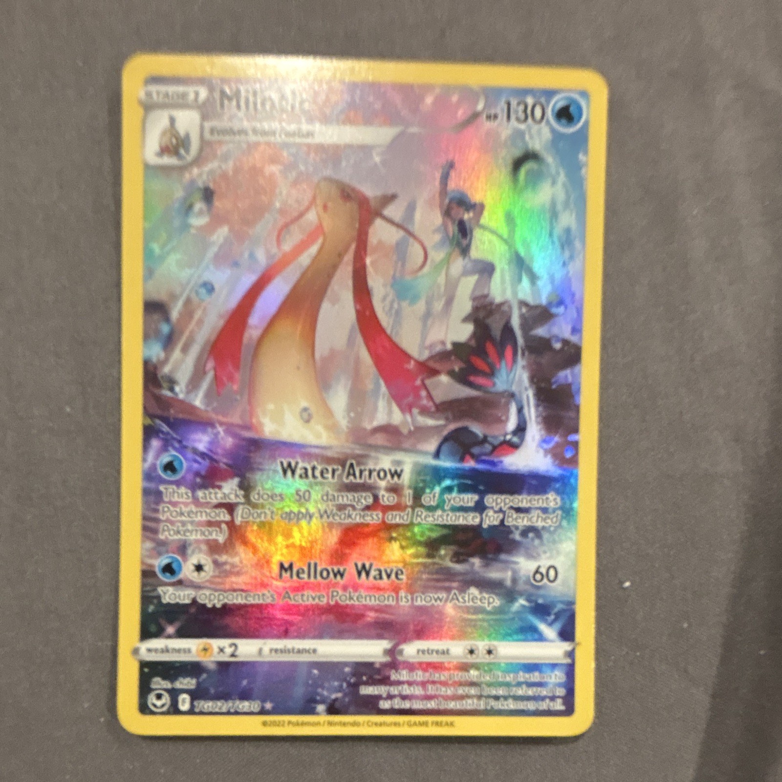 The Pokemon Company Milotic 179/195 Silver Tempest Full Art Holo ENG