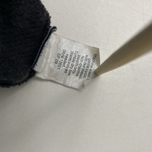 J.Crew Hoodie grau gerumpelt French Terry Full Zip Damen XL Outdoor Activewear - Bild 6 von 11