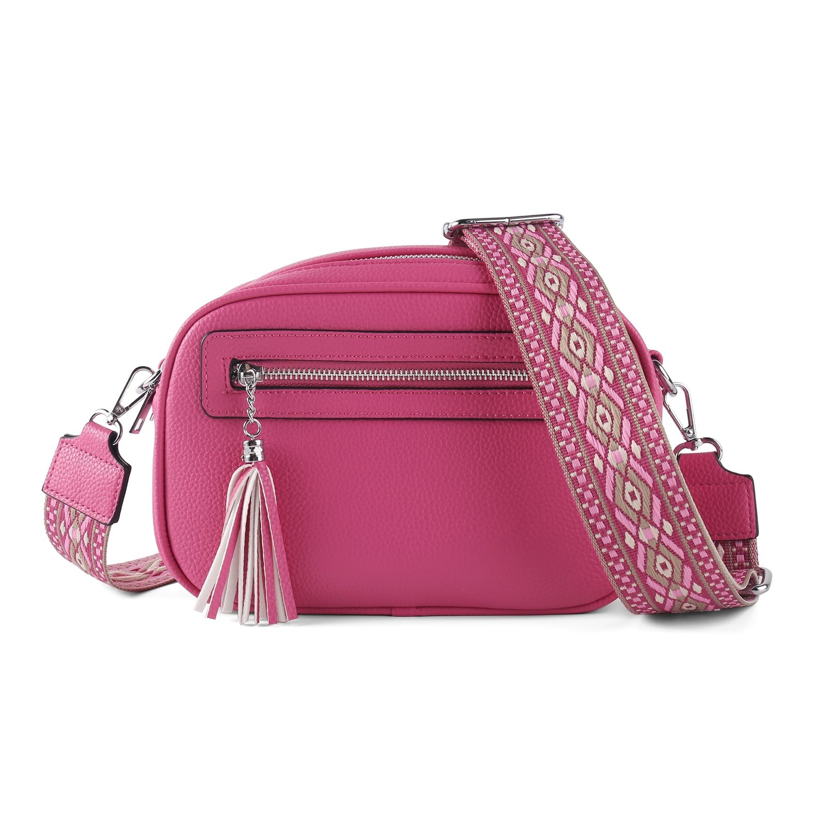 Crossbody Bag for Women Trendy Purse Small Shoulder Handbags with Wide Strap ...-image