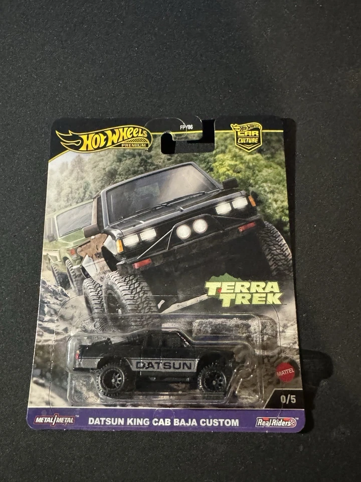 HOT WHEELS CAR CULTURE DATSUN KING CAB BAJA MODELO PERSONALIZADO PERSECUCIÓN 0/5 TERRA TREK Foto 3 de 3