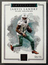 Jarvis Landry 2017 Panini Impeccable Football #39 Dolphins /75