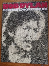 Official Bob Dylan 1981 UK Tour Programme + 1981 NME & M.M. paper reviews (x4)