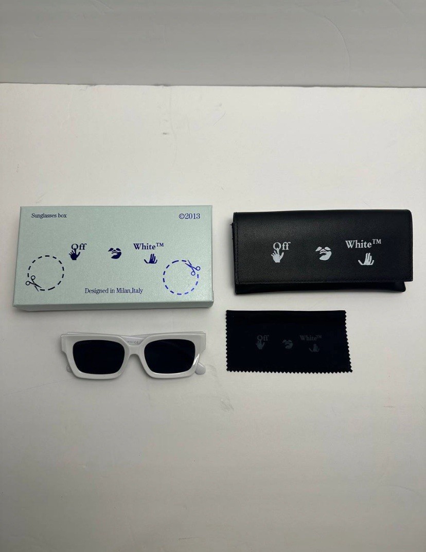 OFF-WHITE Squared White Glasses - image 1