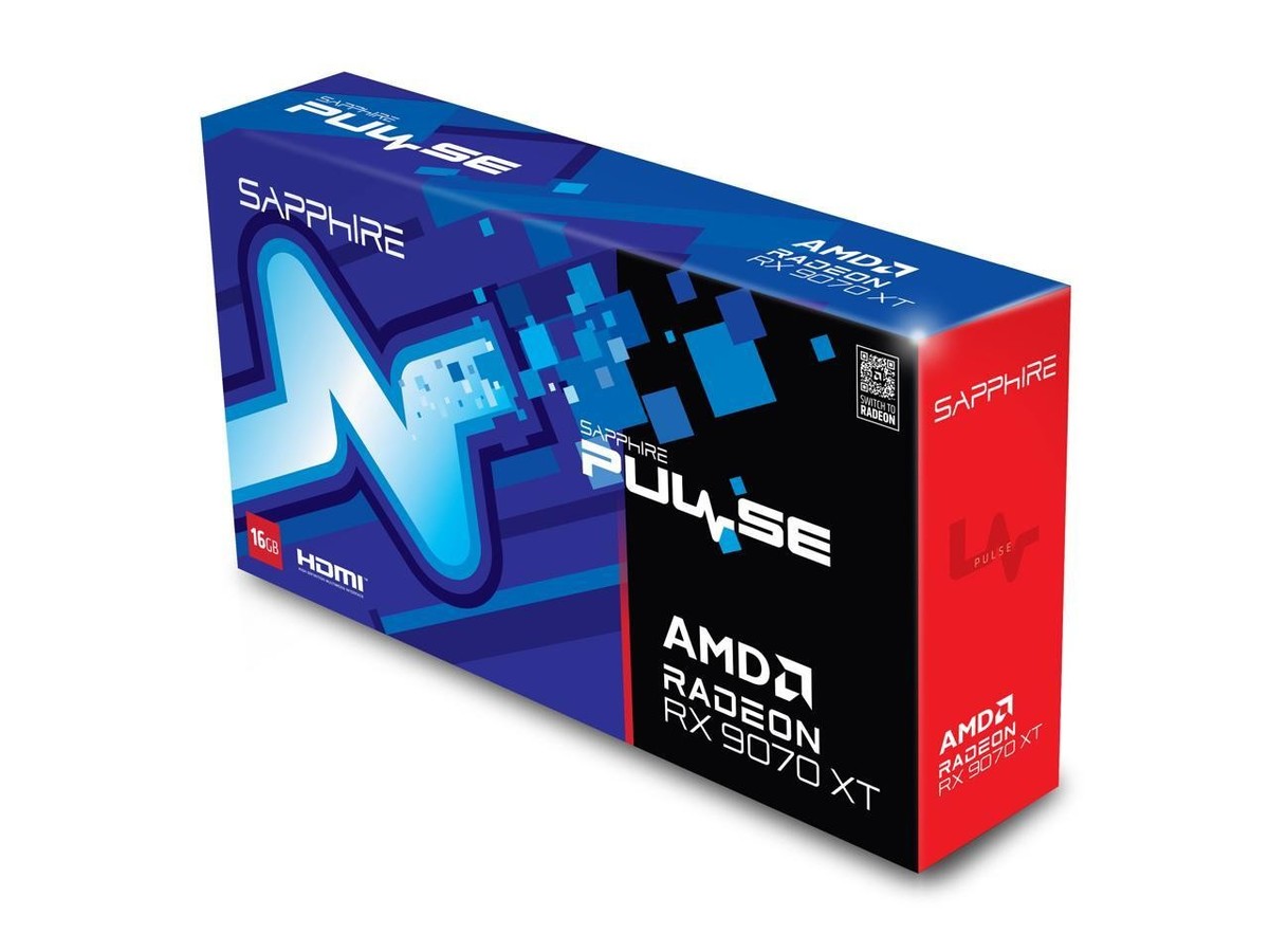 Sapphire Pulse AMD Radeon RX 9070 XT 16GB 11348-03-20G Gaming
