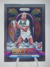 Dominique Malonga Prizm WNBA RC Groovy #8 Seattle Storm