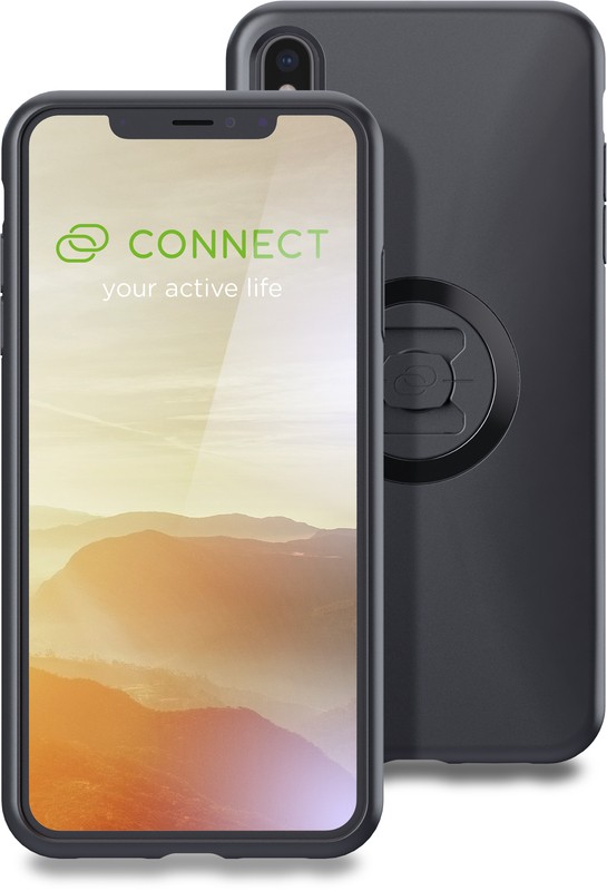 Coque téléphone SP-CONNECT iPhone XS Max noire en polycarbonate