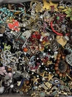 Vintage to Now Costume Fashion Jewelry Repurpose Repair Scrap Craft Lot 30 LBS