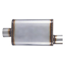 2 In Muffler Deep Performance 2 Resonator Universal Exhaust Muffler 2 In Muffler Deep Performance 2 Resonator Universal Exhaust Muffler