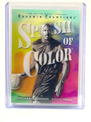 2026 Upper Deck Goodwin Champions Michael Jordan Splash Of Color S3D-MJ - 1:200