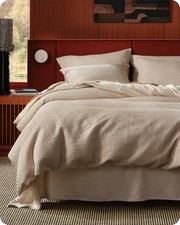 Cotton Duvet Cover Queen 100 Cotton Waffle Weave Khaki Duvet Cover Queen Size
