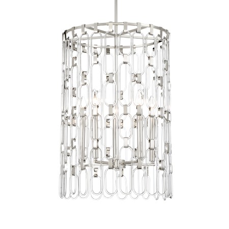 George Kovacs P5385-613 Charming 5 Light Pendant Light -Polished Nickel