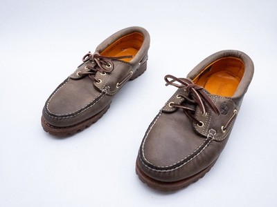 Timberland Unisex Bootsschuhe Schnürschuhe Leder Braun Gr. 40 EU Art. 40156-50