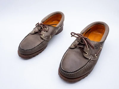 Timberland Chaussures Basses Unisexe Bottes à Lacets Cuir Marron Gr. 40 EU - Photo 1/4