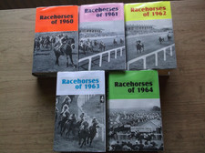 DUST JACKETS FOR TIMEFORM RACEHORSES OF 1960 TO 1964