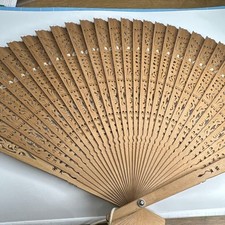 Danki, Chinese fan, wooden openwork fan