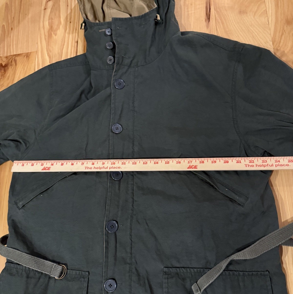 Vintage The J. Peterman Company Reversable Jacket Parka Coat Men’s Medium