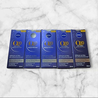 10X! NEW! Nivea Q10 Anti-wrinkle Night Repair Ultra Serum Night Recovery 30ml