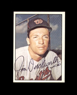 James Duckworth Signed 1978 TCMA The 60s Washington Senators Autograph