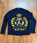 Vintage Polo Ralph Lauren Polo Bear Crest Sweater (Navy) - RL Crest Teddy Bear — photo 1