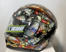 New ICON Airform Buck Fever Motorcycle Helmet Size Extra Small