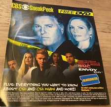 CBS Sneak Peak 2003 Blockbuster Promo DVD CSI, Two And A Half Men, Cold Case
