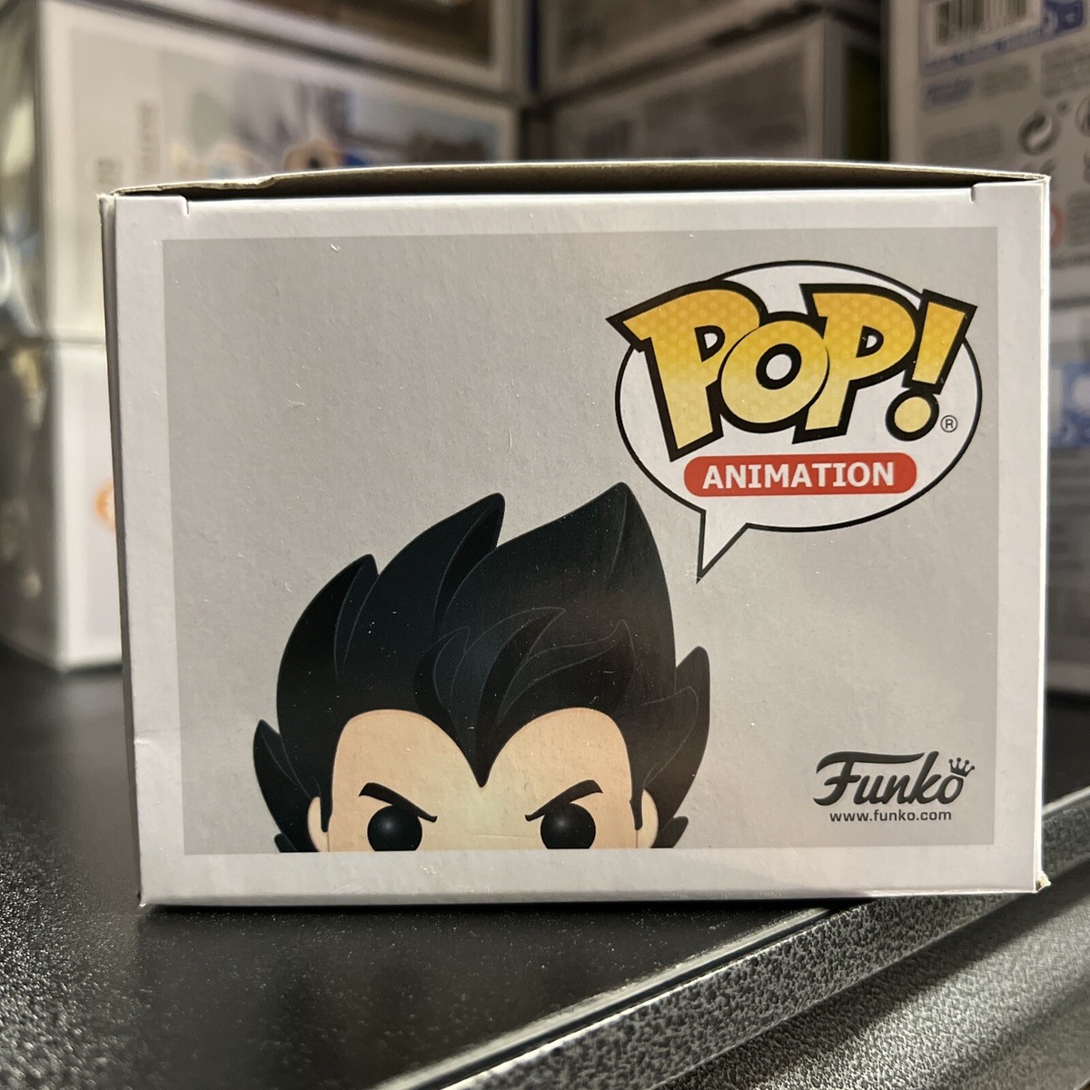 Funko Pop! Dragonball Z - Metallic Vegeta Figur, 9 Cm, Exklusive Sammleredition