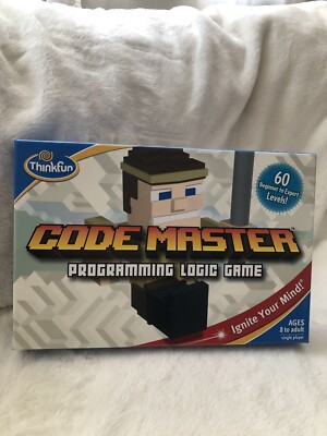Thinkfun Code Master Programming Logic Minecraft Board Game-New, Opened Box