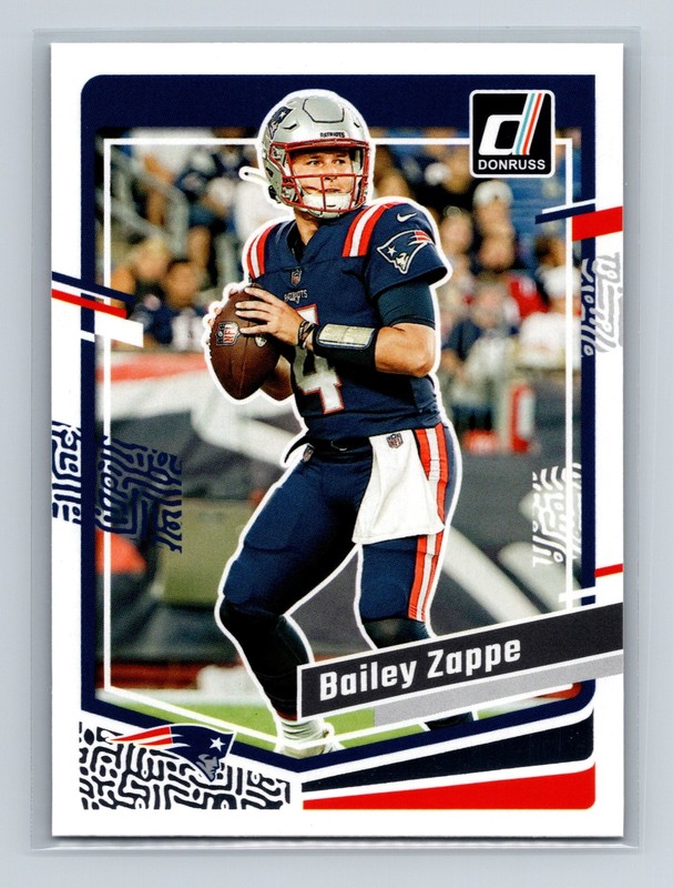 2023 Donruss Bailey Zappe #200 New England Patriots