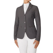 Ovation Ladies AirFlex 3-Button Mesh Show Coat - Black, Navy, Grey (Var. Sizes)