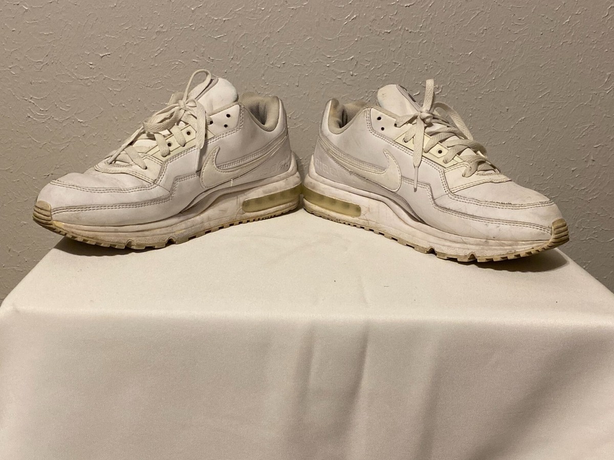 トレースド・イン・エア 2010 Mens Nike Air Max LTD 316376-111 White Running Shoe