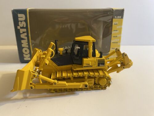 HTF Joal 277 Komatsu D155AX-5 Avance Bulldozer w/ROPS & Cab 1:50 Die-cast w/ Box