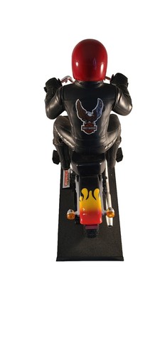 RARE Tyco RC 6.0V Turbo Flames Harley-Davidson Motorcycle Rider Charger Battery - Picture 7 of 13