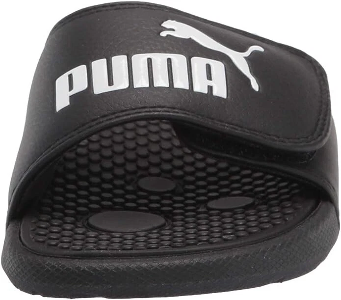 Sandalo PUMA Kids Cool Cat V Slides Nero Bianco Taglia 1 bambino piccolo