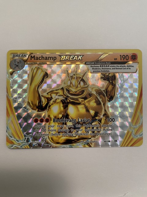 Machamp BREAK 60 108 Ultra Rare Holo Pokemon Evolutions Pack Fresh EBay