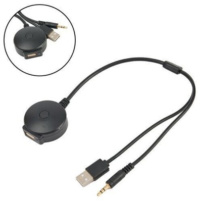 Für Mini-Cooper Schwarz Bluetooth Audio Aux USB-Musikadapter Kabel Stecker