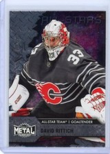 2020-21 Skybox Metal Universe David Rittich All Stars SP- Calgary Flames