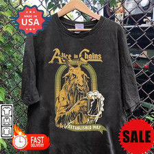 New Rare Alice in Chains Short Sleeve Men S-5XL Tee
