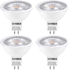 5W MR16 LED Bulbs, 12V 50W Replacement, GU5.3 Bi-Pin Base, Daylight White 4000K,