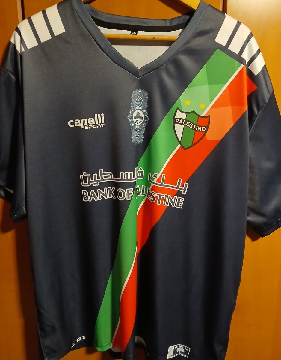 Palestine Palestino CAPELLI blue Football Jersey t-shirt 3XL~Men V - Main Image
